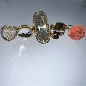 5 Adjustable Fashion Rings